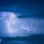 تندرهای عجیب و دلهره آور اردبیل ️