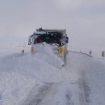 برف روبی جاده روستایی
