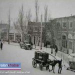 میدان سرچشمه اردبیل در دهه ۱۳۴۰