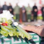 تدفین شهید گمنام در اردبیل