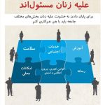 اینفوگرافی | پایان دادن به خشونت علیه زنان