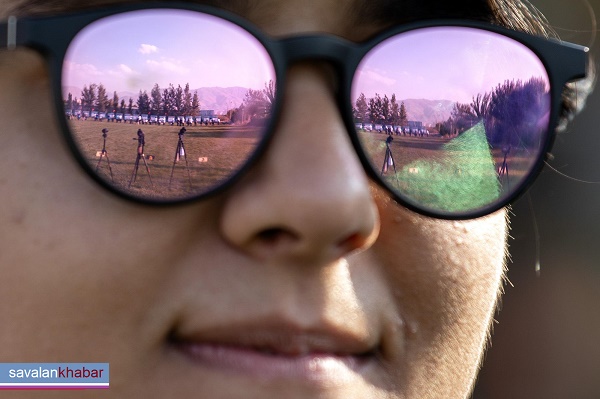 عینک زن ورزشکار Sports woman's glasses
